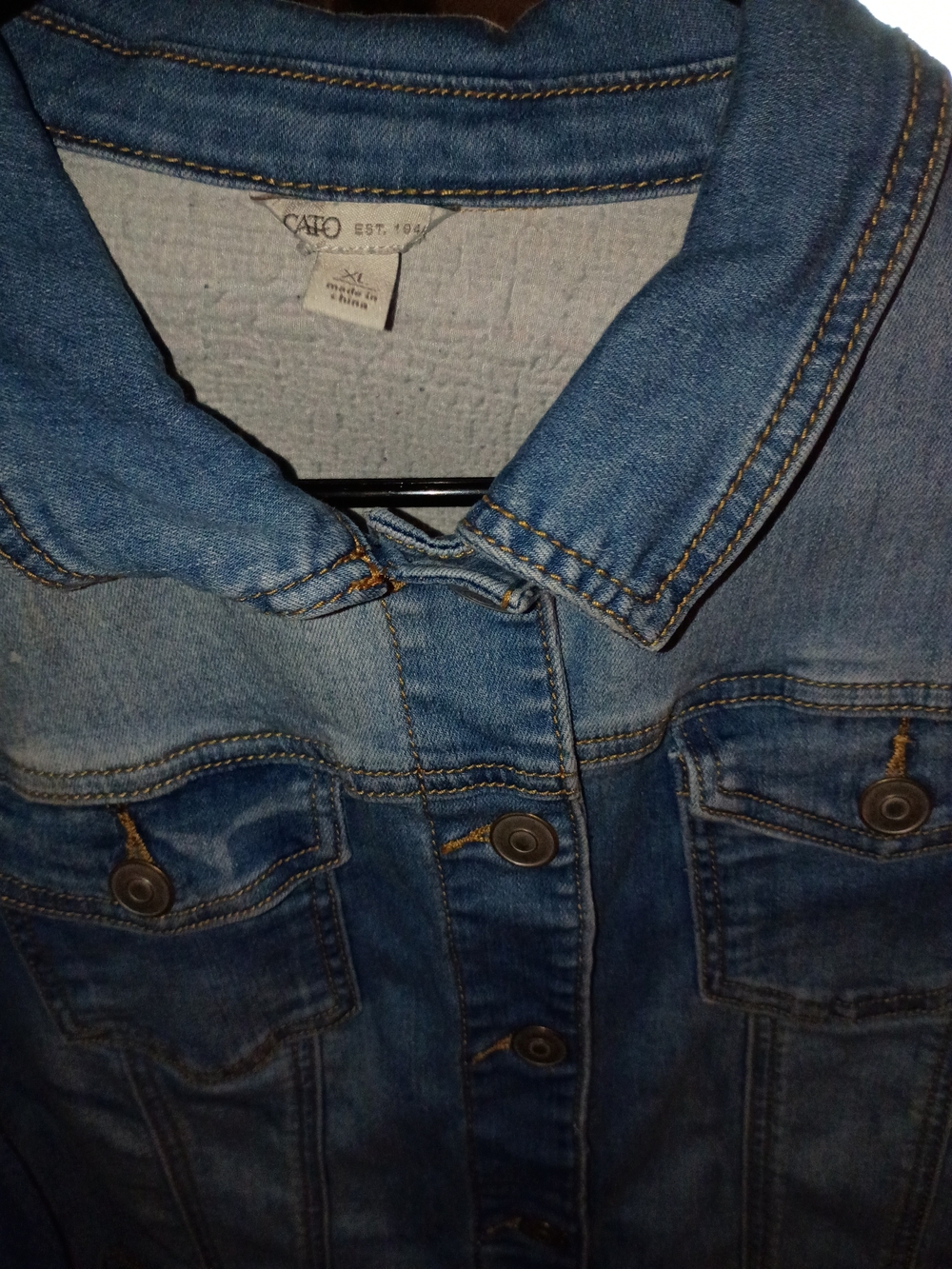 Cato Vintage Southwest Embroidered XL Jean Jacket - Picture 5 of 5